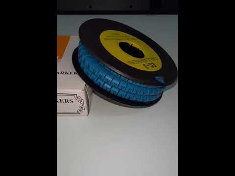 Grippes (V) Cable Marker 5.0mm to 7.2mm (350pcs) Blue