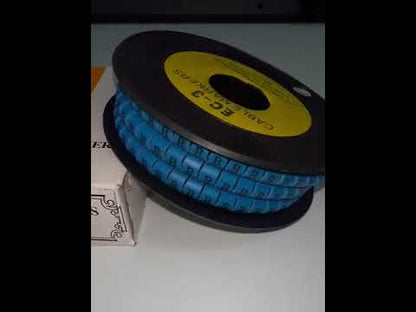 Grippes (B) Cable Marker 5.0mm to 7.2mm (350pcs) Blue