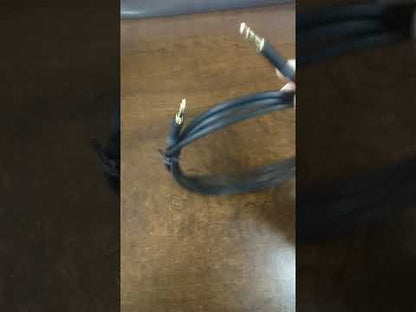 3.5mm to 3.5mm AUX Cable Durable Hi-Fi Audio Black 1.5 Meters