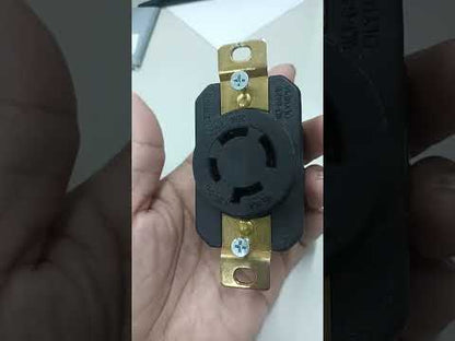 Grippes 20A Twist Lock Outlet 3P+E (4P) 250V Grippes (NEMA L15) WJ6421B, Twistlock