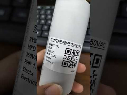 SYSCAP Motor Capacitor 30MFD 350 VAC, 30uF Running Capacitor