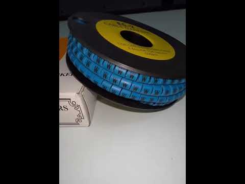 Grippes (W) Cable Marker 5.0mm to 7.2mm (350pcs) Blue