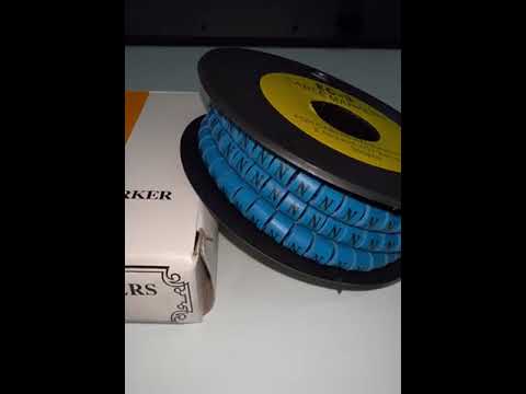 Grippes (N) Cable Marker 5.0mm to 7.2mm (350pcs) Blue