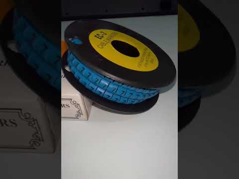 Grippes (7) Cable Marker 5.0mm to 7.2mm  (350pcs) Blue
