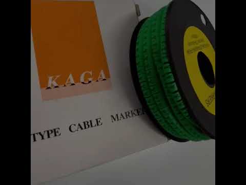 Cable (Y) Marker EC-1 Green 2.6mm to 4.2mm 1000pcs 1 Roll   EC-1G(Y)