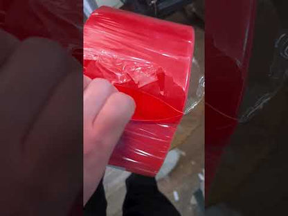 Heat Shrinkable Tube 80mm Red 1 Meter Per Order 125 Degrees Celsius 2:1 Ratio 1000V Insulation 25 Meters Per Roll