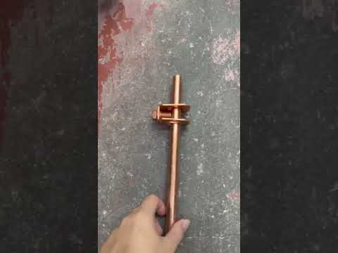 GroundingRod1Meterx34withGroundingClamp_CopperPlated_1 Electx ELectrical SUpply