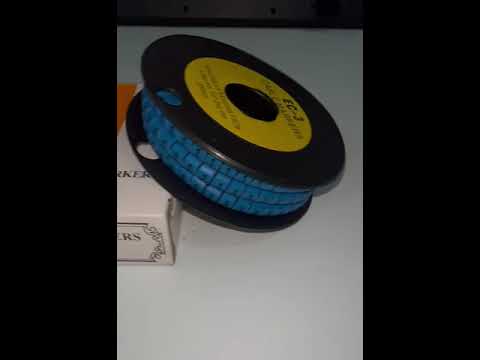 Grippes (1) Cable Marker 5.0mm to 7.2mm (350pcs) Blue