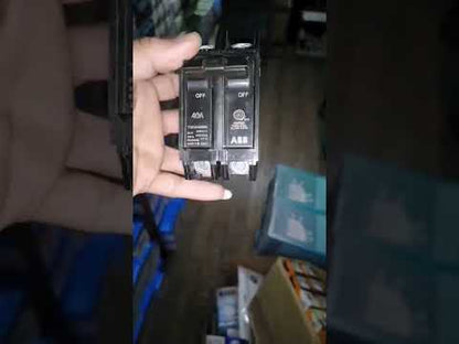 ABB or GE 40A 2Pole 10KAIC 220V Circuit Breaker Single Phase Bolt-on TQC2440WL