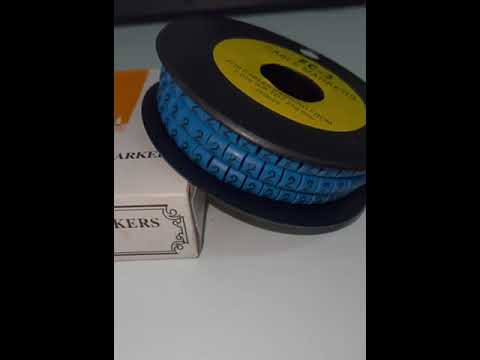 Grippes (2) Cable Marker 5.0mm to 7.2mm (350pcs) Blue