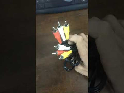 RCA Cord 1.5 Meters 3X3, RCA 3X3 Yellow, Red, White, RCA Cord 1.5 Meters Video + Stereo