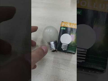 Pollux 40W Incandescent Bulb Lustre Lamp Round Bulb 220V E27 Frosted