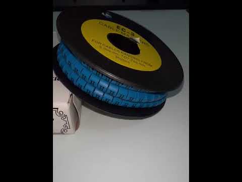 Grippes (H) Cable Marker 5.0mm to 7.2mm (350pcs) Blue