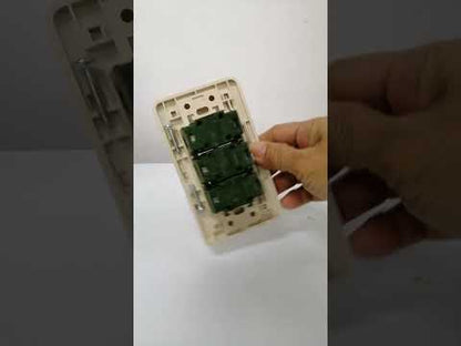 Omni Classis Series 3 Gang Universal Outlet 16A 250V with Plate Cover WEP-103+(WEU-200x3)