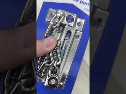 Star Wheel Steel Chain Door Guards 170mm Nickel Plated #620SS