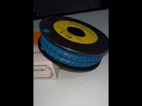 Grippes (3) Cable Marker 5.0mm to 7.2mm (350pcs) Blue