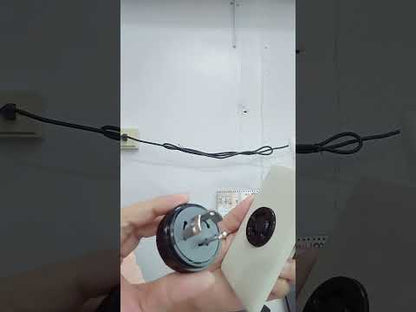 Panasonic 15A Twist Lock Outlet with Plug and Plate 2P+E (3P) 125V (ML-1) WF2315 and WF6315 and WNF6253W-8, Twistlock Outlet with Plug and Plate Cover 15A 2P+E