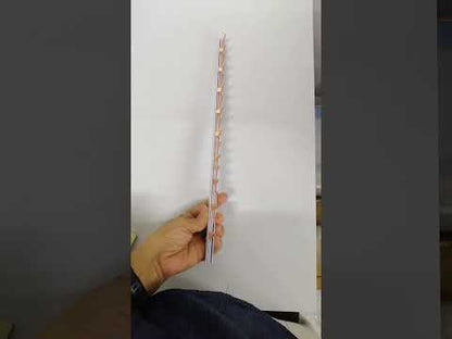 HIMEL Bus Bar 2 Pole 2P  for 2 Pole Miniature Breaker 2-Pole MCB (9 pcs) 18Pins - HBBT2P63A15P(18P)