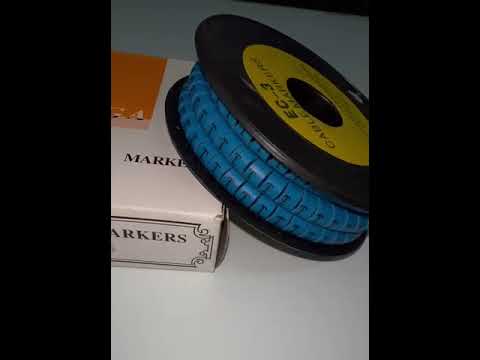 Grippes (T) Cable Marker 5.0mm to 7.2mm (350pcs) Blue