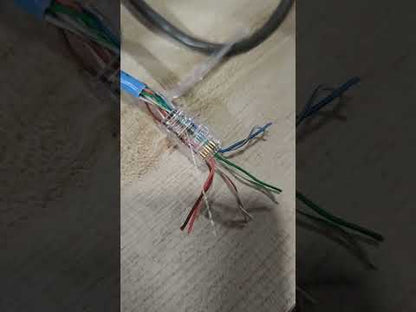 AMP CAT5E RJ45 Connector Pass Through Type