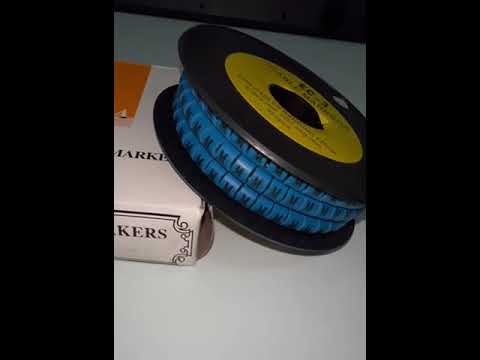 Grippes (M) Cable Marker 5.0mm to 7.2mm (350pcs) Blue