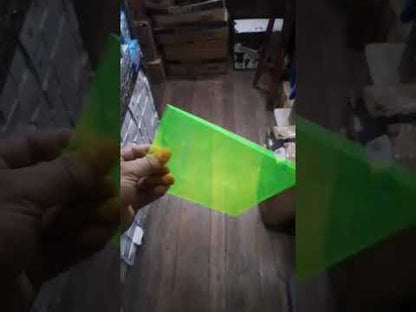 Optical Filter Neon Green 14.5cm x 14.5cm, Acrylic Neon Green Filter