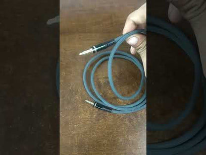 3.5mm to 3.5mm AUX Cable Durable Cloth Braided, Hi-Fi Audio Green 1.2 Meter