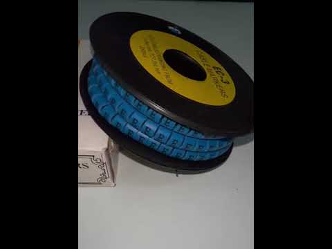 Grippes (E) Cable Marker 5.0mm to 7.2mm (350pcs) Blue