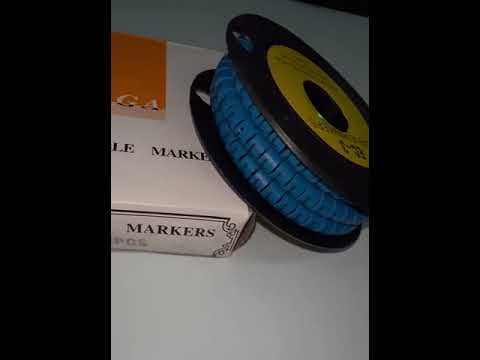 Grippes (L) Cable Marker 5.0mm to 7.2mm (350pcs) Blue