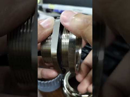 McGill Stailess Steel Cable Gland 37-44mm, M63 M Series Nickel Brass Plated