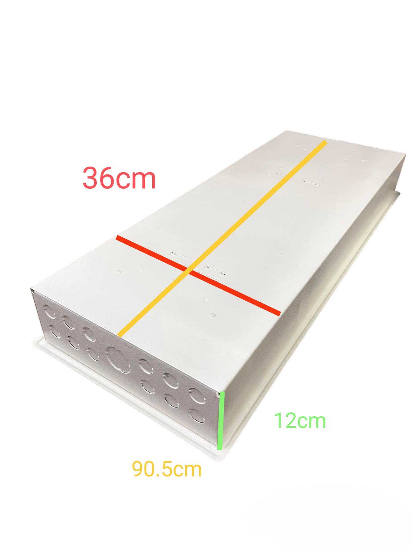 Koten 250SPS main 20 branch panel white metal distribution box 90.5cm x 36cm x 12cm with knockouts