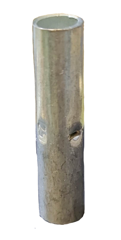 Silver tubular metal electrical splice connector for wire crimping Butt Connector 2mm - 50mm from China