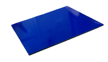 ptical Filter Blue 14.5cm x 14.5cm rectangular sheet with smooth glossy surface for seasonal decorative use
