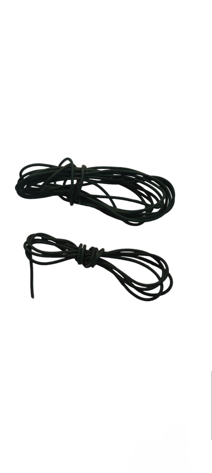 Black insulated pure copper wire for DIY projects neatly coiled and ready for use