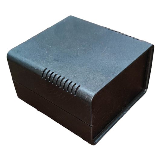 PVC box for wiring and assembly, durable black plastic case for electrical components