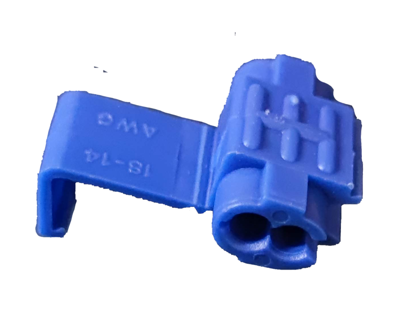 Blue quick connect terminal set for easy electrical circuit connections and repairs