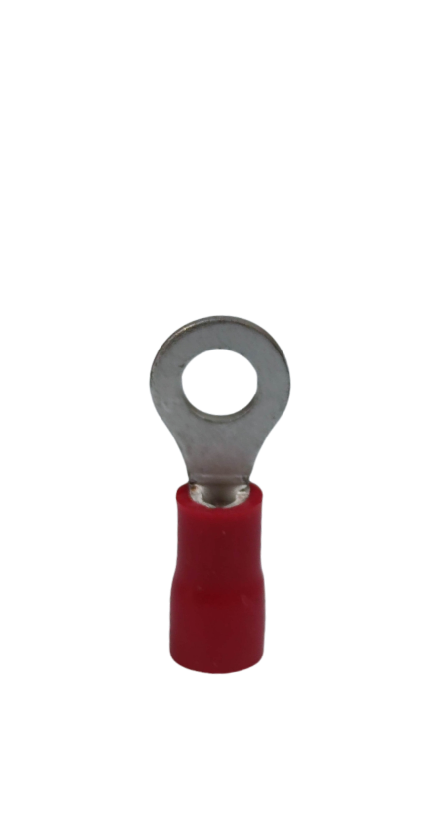 Red insulated ring terminal lugs for secure electrical connections and easy installation