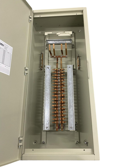 Chint miniature circuit breaker panel 18 branches metal enclosure with copper bus bars and terminals