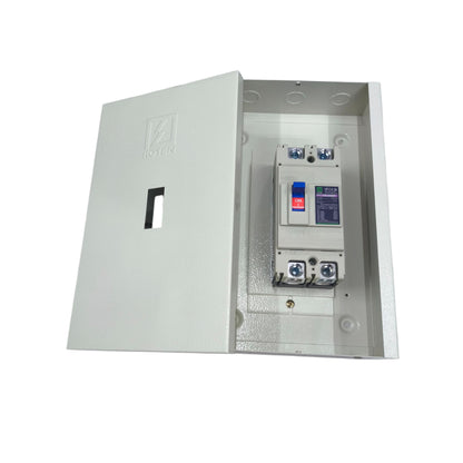 Koten 150A industrial circuit breaker in a protective enclosure for reliable electrical safety