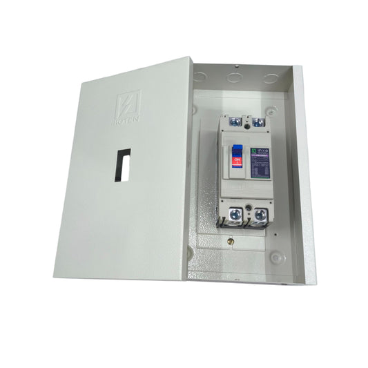 Koten 150A industrial circuit breaker in a protective enclosure for reliable electrical safety