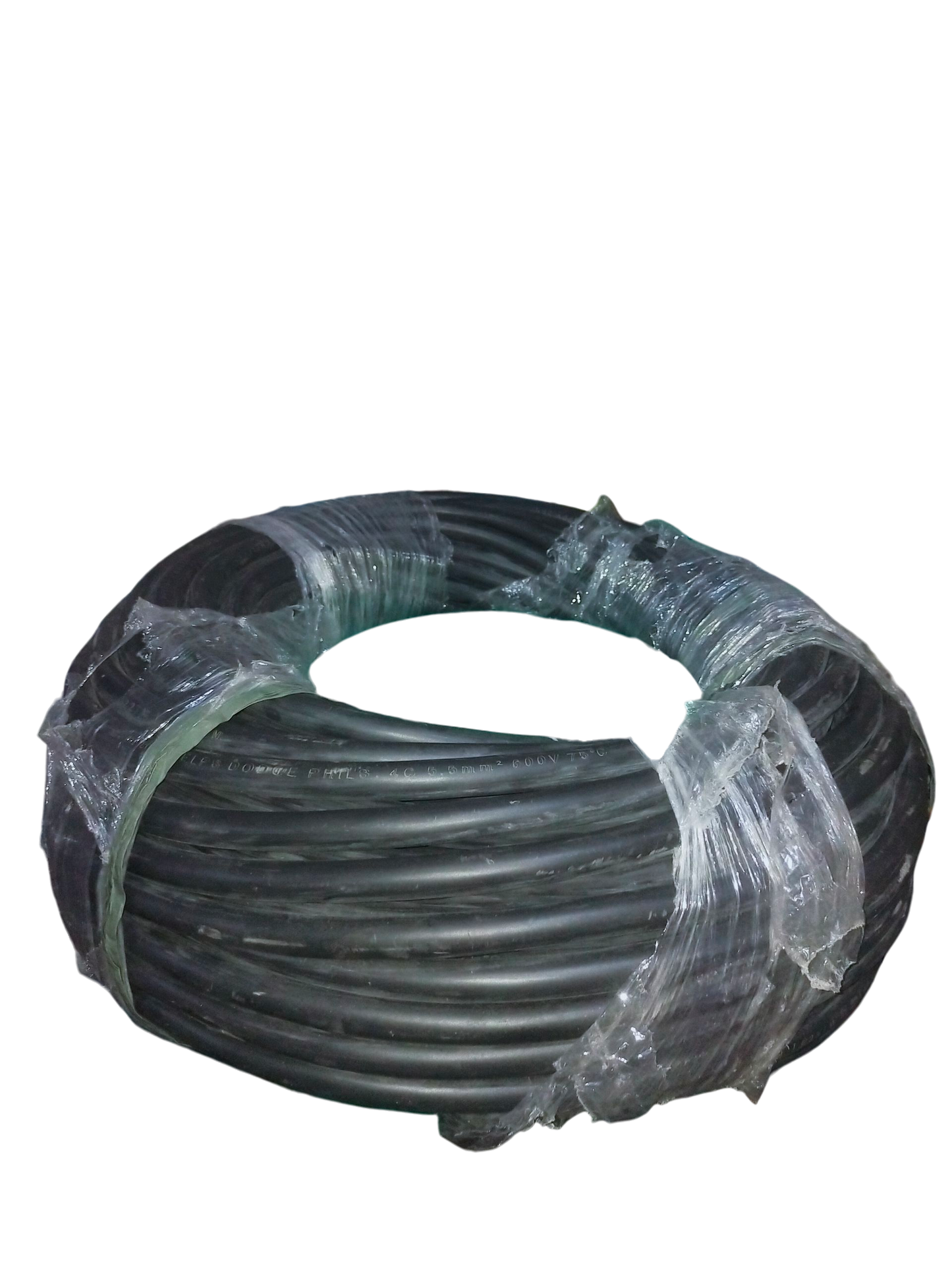 Phelps Dodge 4 core royal cord 5.5mm wire coil wrapped in plastic for electrical use