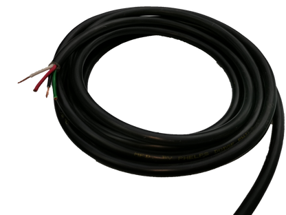 Phelps Dodge 4core royal cord 5.5mm black electrical wire with exposed colored leads