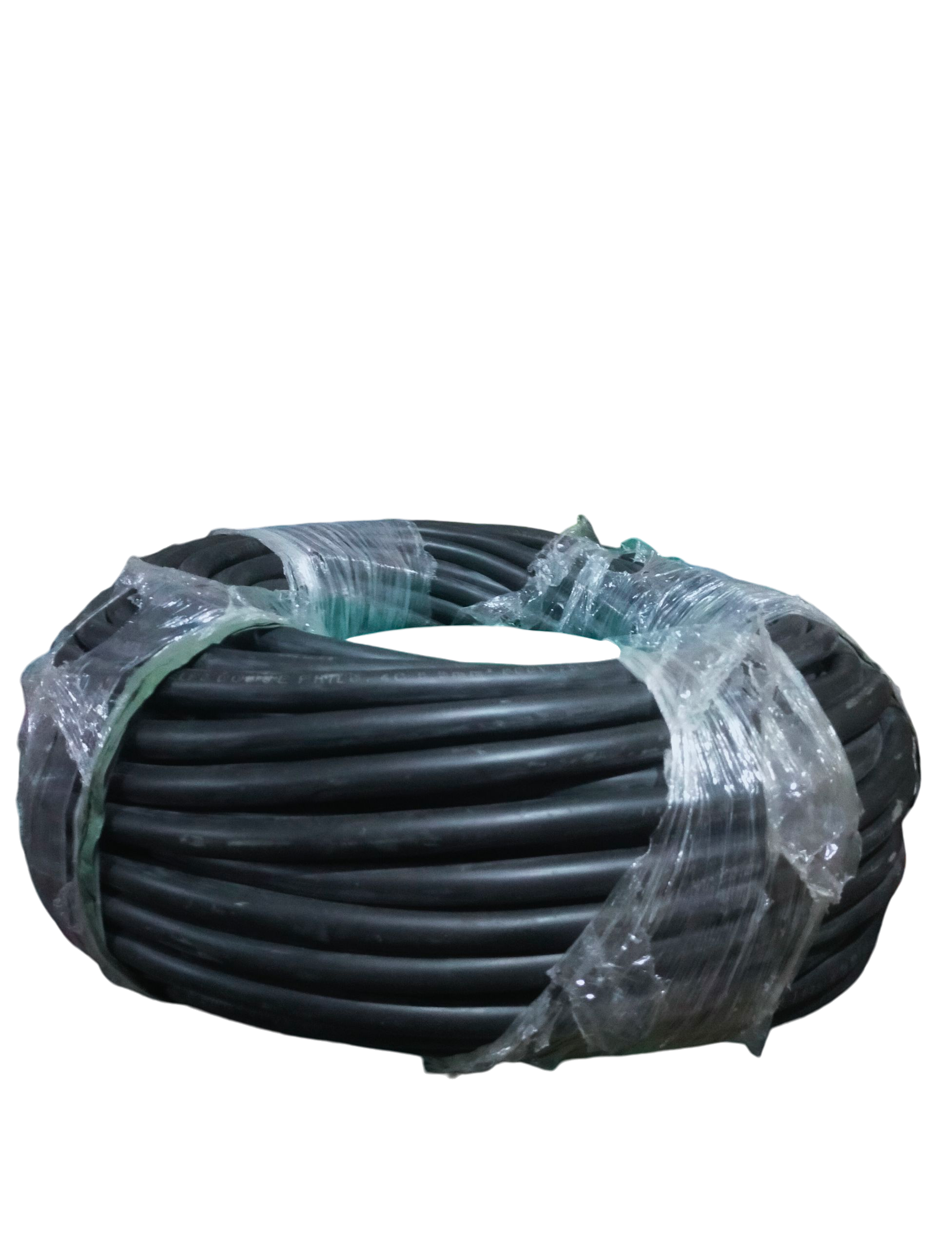 Coiled Phelps Dodge 4 core royal cord 5.5mm electrical wire wrapped in plastic