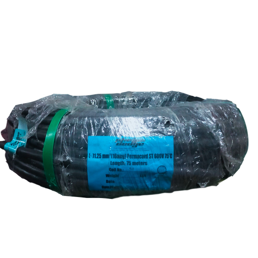 Phelps Dodge 1.25mm 3 core royal cord wire roll wrapped in plastic for electrical use