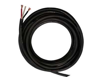 Phelps Dodge 0.75mm 3 core royal cord wire with black insulation and exposed copper strands
