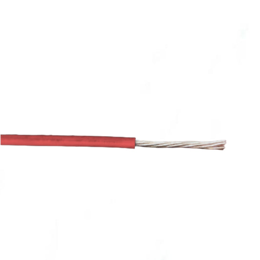Royu AWG 14 pre cut THHN wire with red insulation and exposed stranded copper conductor