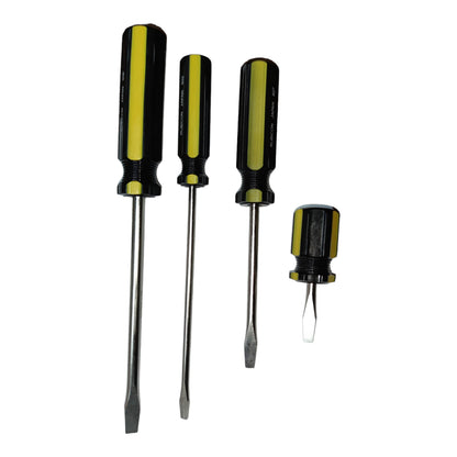 Rubicon 7pcs Screw Driver Set featuring ergonomic handles and durable steel tips for efficient use