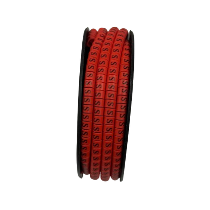 Grippes cable management S Marker Red 2.6mm to 4.2mm 1000pcs red cable markers on spool