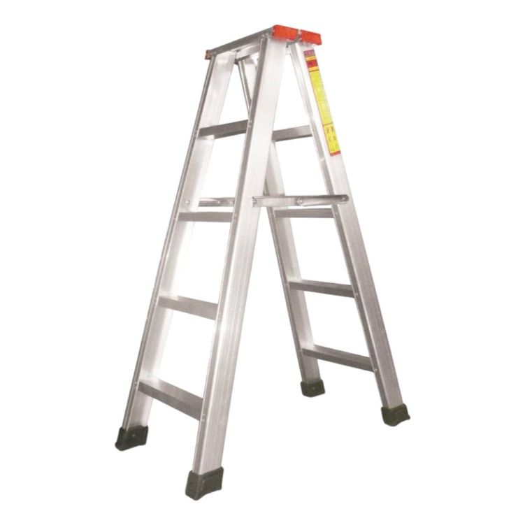 Tailee 5 Step Double Sided A Type Ladder aluminum folding step ladder with non slip feet for home use