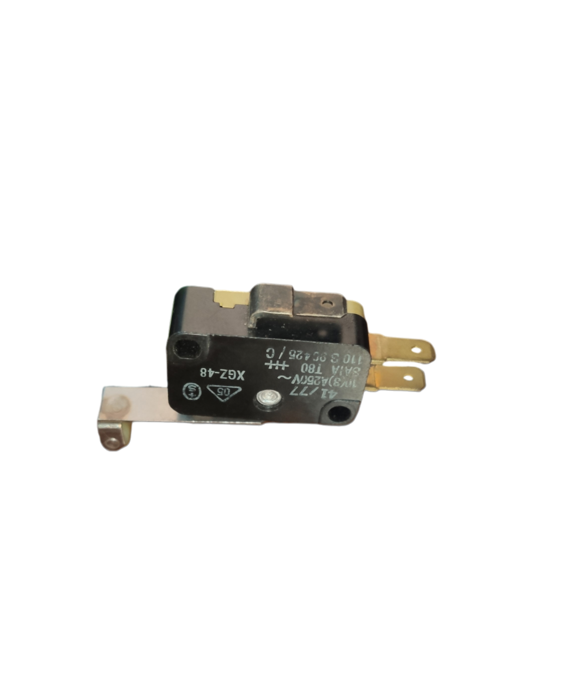 Miltac Microswitch with Roller 10A 250V black electrical switch component for power points